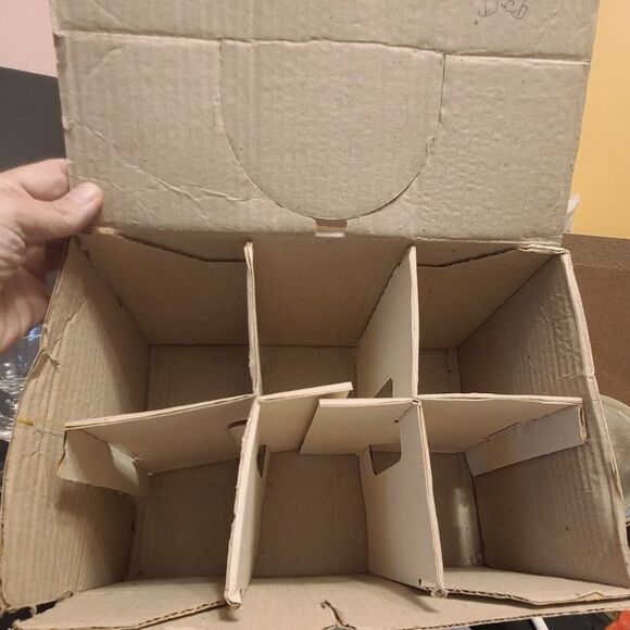 Royal Bavarian Crystal hand Cut Stems Water Wine Goblets with Box 6ct. 1980's‎ - Picture 7 of 11